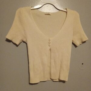 Women's Sweater Crop Tank Top